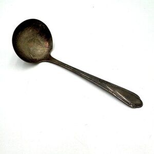 Vintage Wm A Rogers A1 Plus Silverplate Silverware ladel